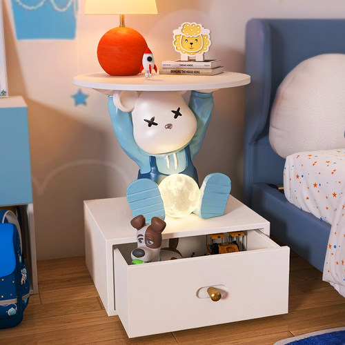 初晨儿童床头柜可爱造型床边柜
