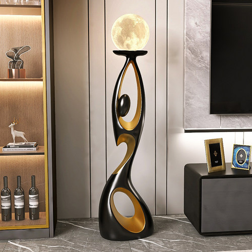 大型落地灯客厅电视柜旁艺术摆件轻奢高级家居装饰品乔迁新居礼品
