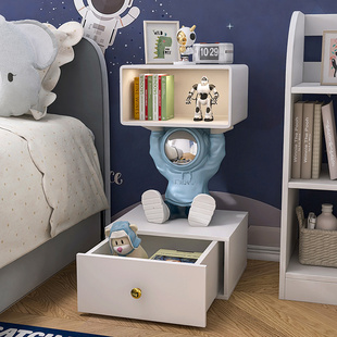 宇航员落地摆件收纳儿童房卧室床头柜客厅沙发边几太空人乔迁礼物