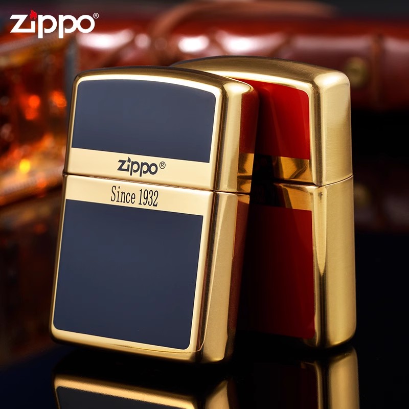 打火机zippo正版zppo正品火机芝宝男士送男友礼物zp珐琅商标zioop ZIPPO/瑞士军刀/眼镜 ZIPPO/芝宝 原图主图