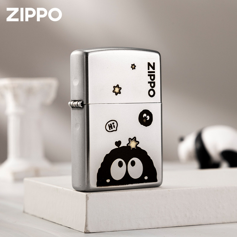 zippo芝宝打火机 快乐怪兽 官方正品zpoo 防风zppo煤油火机