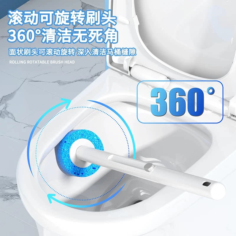 一次性马桶刷专用杆子图片