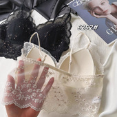 惠芝欣6252一体杯薄乳胶垫裹胸亲肤收副乳文胸罩V领细肩带美背女