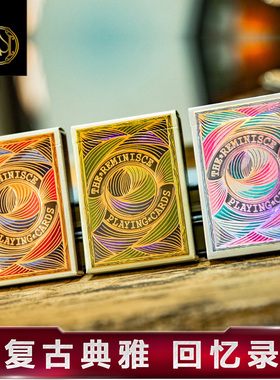 【ARK作品】汇奇收藏花切扑克牌Reminisce回忆录TCC镭射典藏纸牌