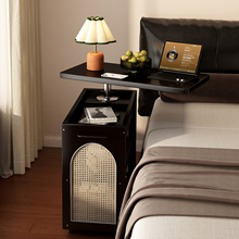 实木床边小边几客厅升降移动茶几沙发边置物架边柜侧边几床头桌子