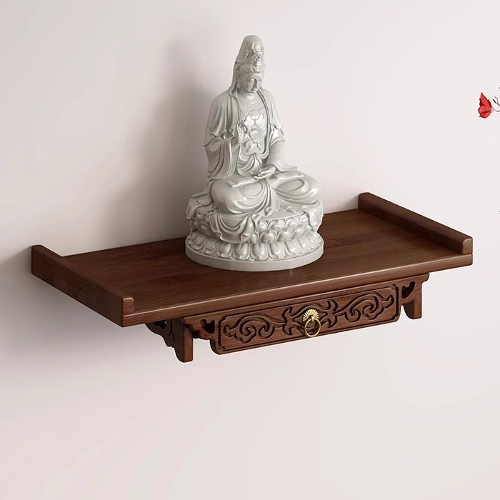 墙面供台佛龛观音神位底托神台供奉财神爷香炉供桌祖先牌位架子,住宅家具,佛柜/佛龛,淘宝优惠券,粉丝福利购,淘宝优惠卷