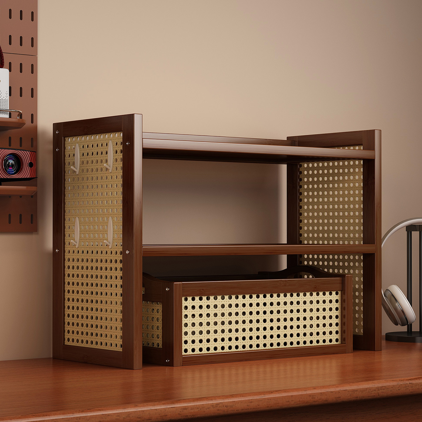 姿竹桌面置物架随心diy自由搭配