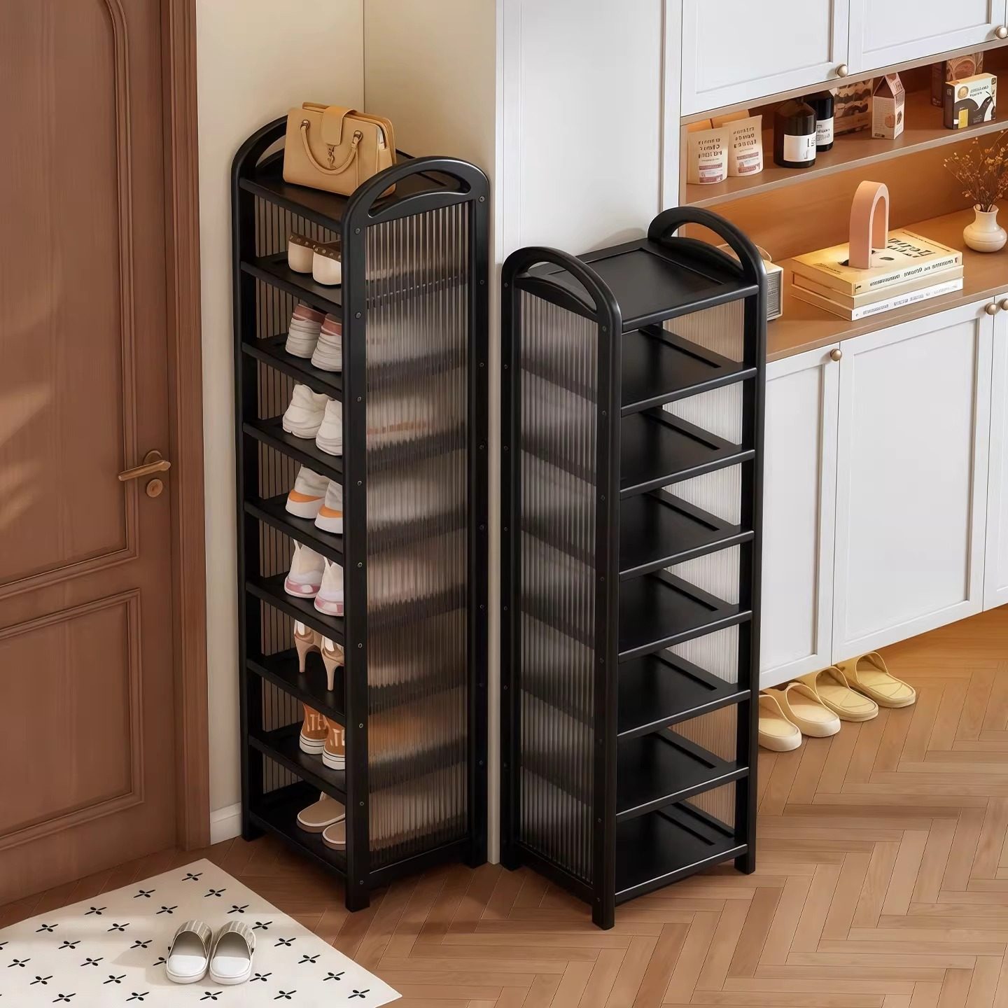 鞋架小窄门口室内好看多层简易鞋柜入户门不占地方角落鞋子收纳架,住宅家具,鞋架,淘宝优惠券,粉丝福利购,淘宝优惠卷