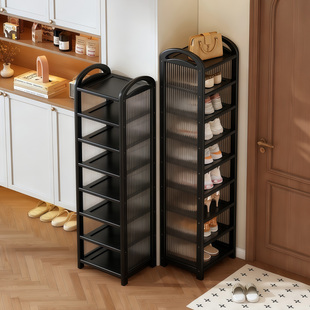 鞋架小窄门口多层简易鞋子收纳架宿舍小型出租房用鞋柜门外走廊用