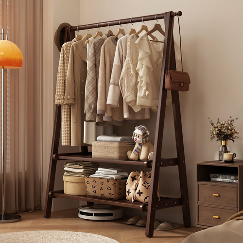 多功能衣帽架分区收纳多元储物