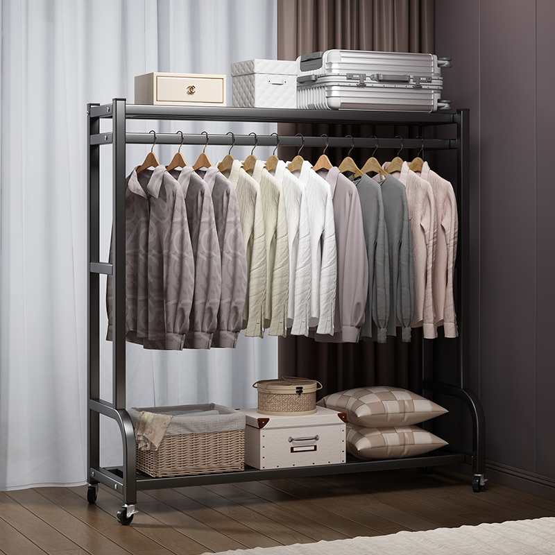 可移动衣帽架家用卧室挂衣架