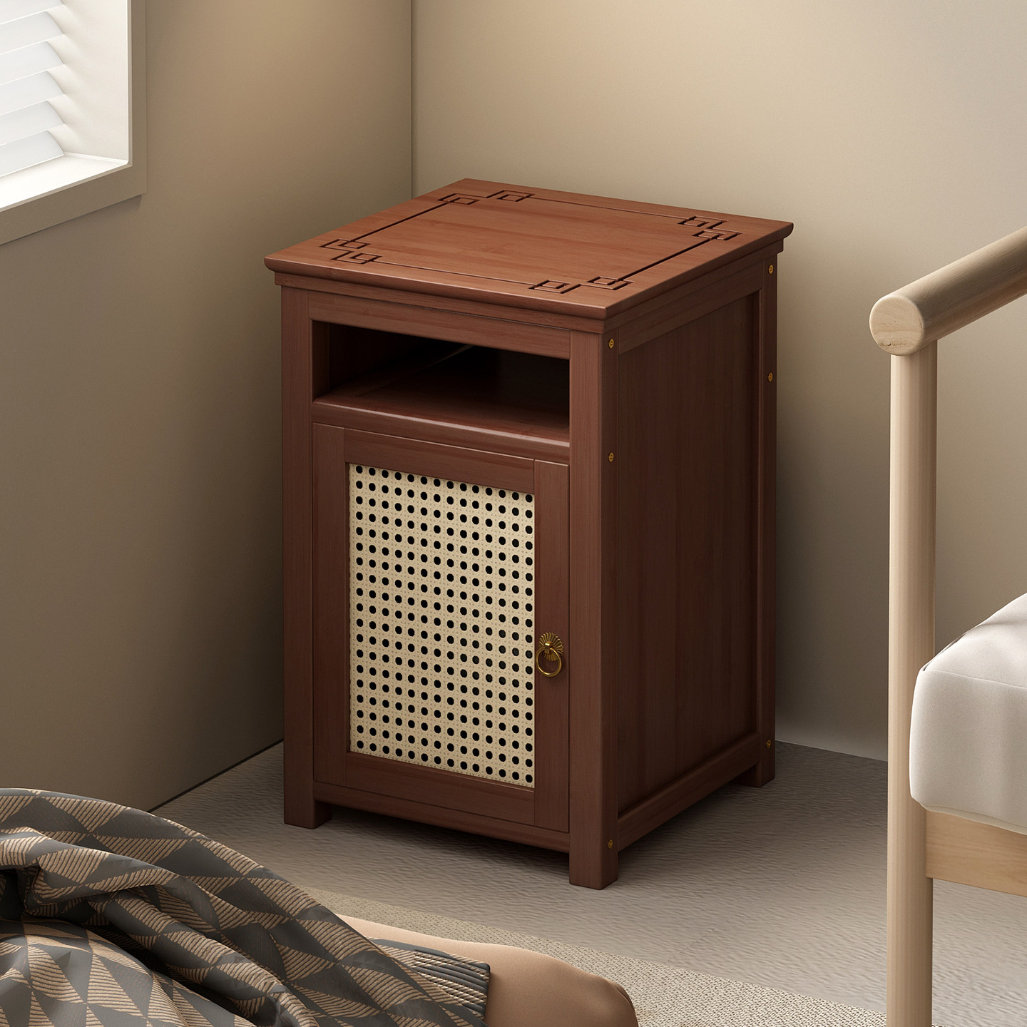 中古风边几角几沙发窄边柜小户型客厅拐角茶柜置物架茶叶收纳柜子,住宅家具,角几/边几,淘宝优惠券,粉丝福利购,淘宝优惠卷