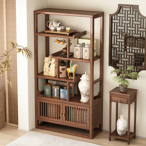中式实木博古架高强承重