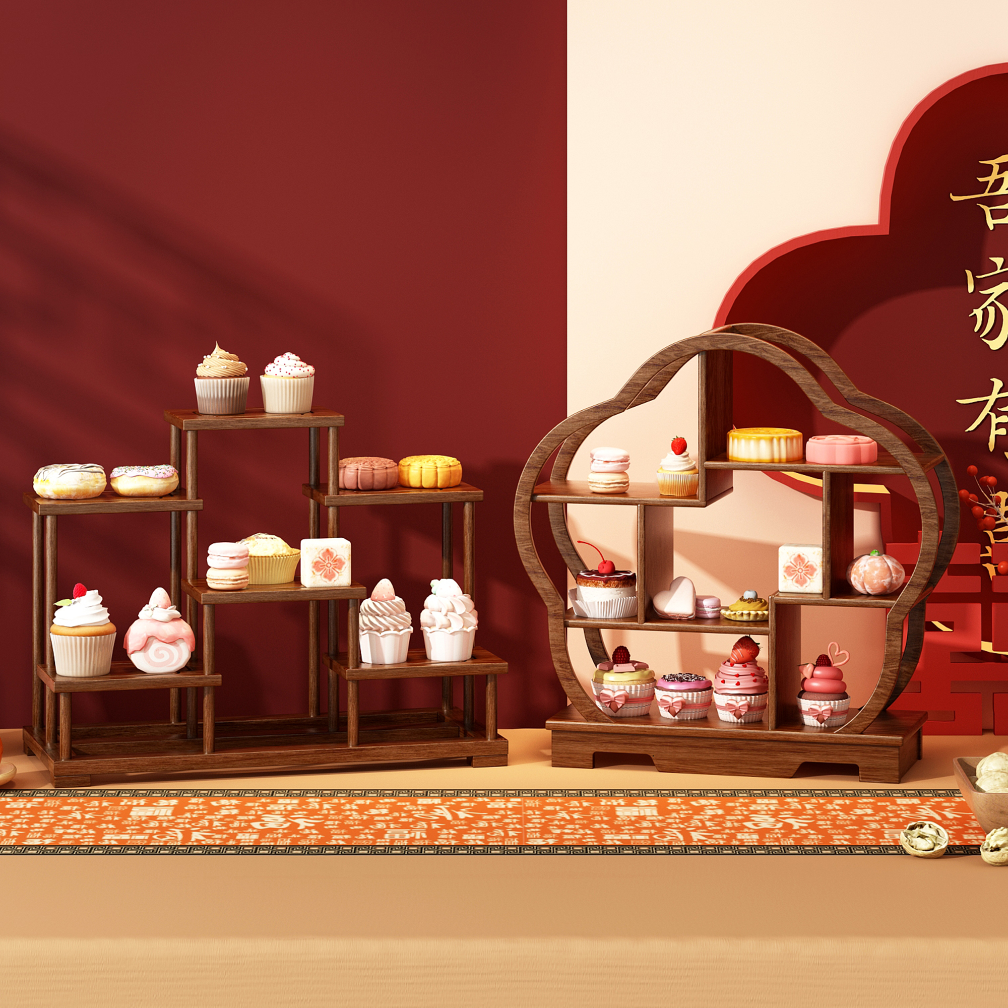 姿竹桌面置物架姿竹桌面