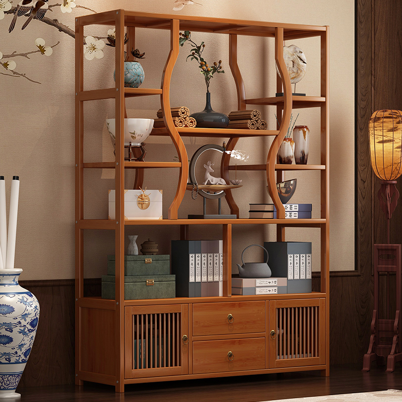 博古架新中式多宝阁茶架子
