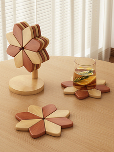 风车杯垫家用多功能餐桌防烫耐高温碗垫创意摆件隔热垫子2025新款