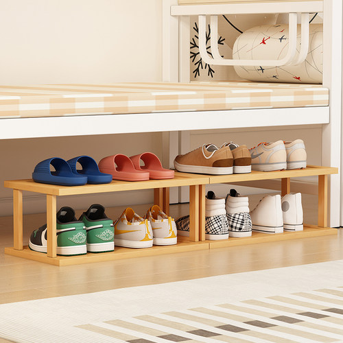 姿竹宿舍好物收纳神器榫卯鞋架