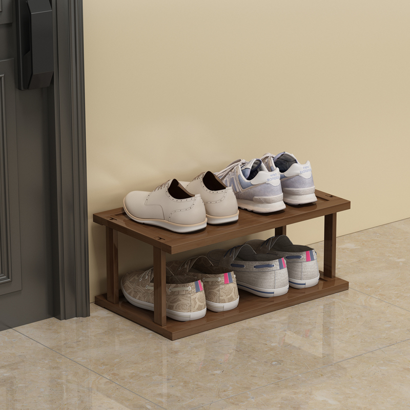 姿竹现代经济型小型楠竹简易鞋架