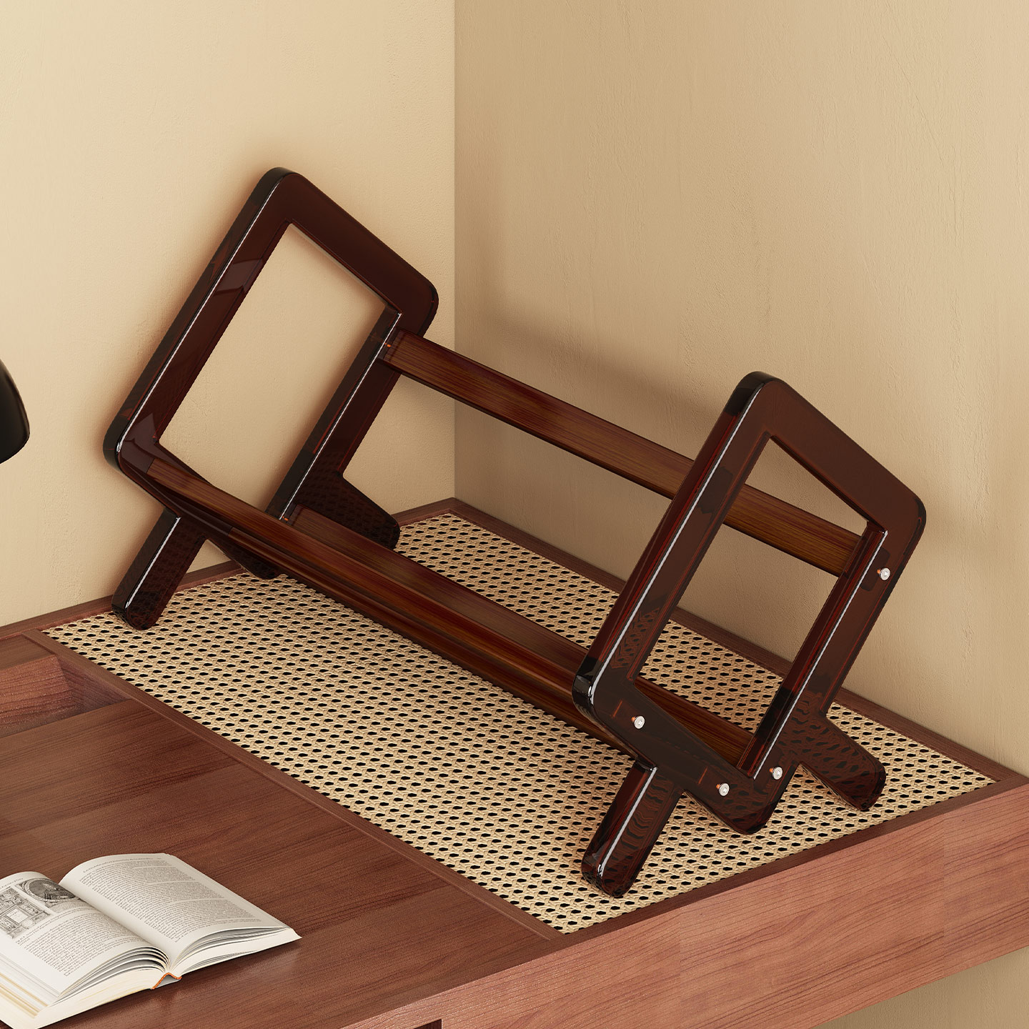 【全新升级亚克力材质】桌面书架