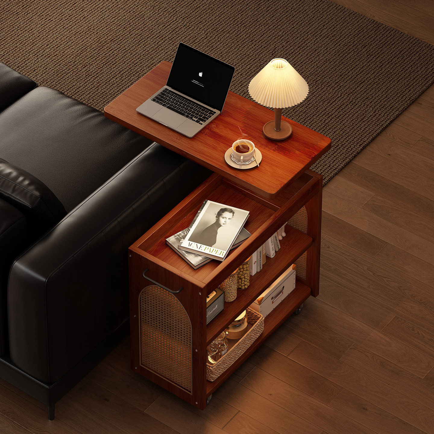 可升降移动茶几超稳不晃超强承重