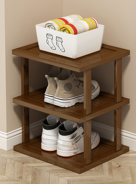 入门鞋架宿舍出租房用小窄门口置物架鞋架子小鞋柜收纳家用经济型