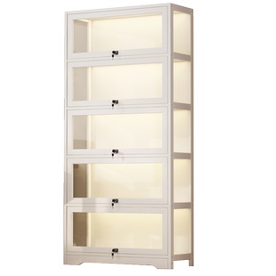 展示柜玻璃亚克力培训机构礼品积分兑换柜陈列玩具奖品带锁手办柜