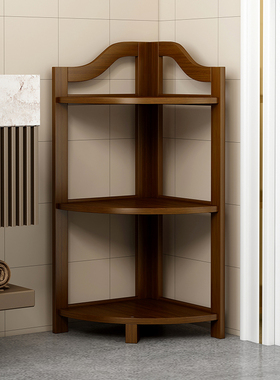 小尺寸转角架三角转角柜矮柜墙角柜子储物柜扇形收纳柜边角置物柜