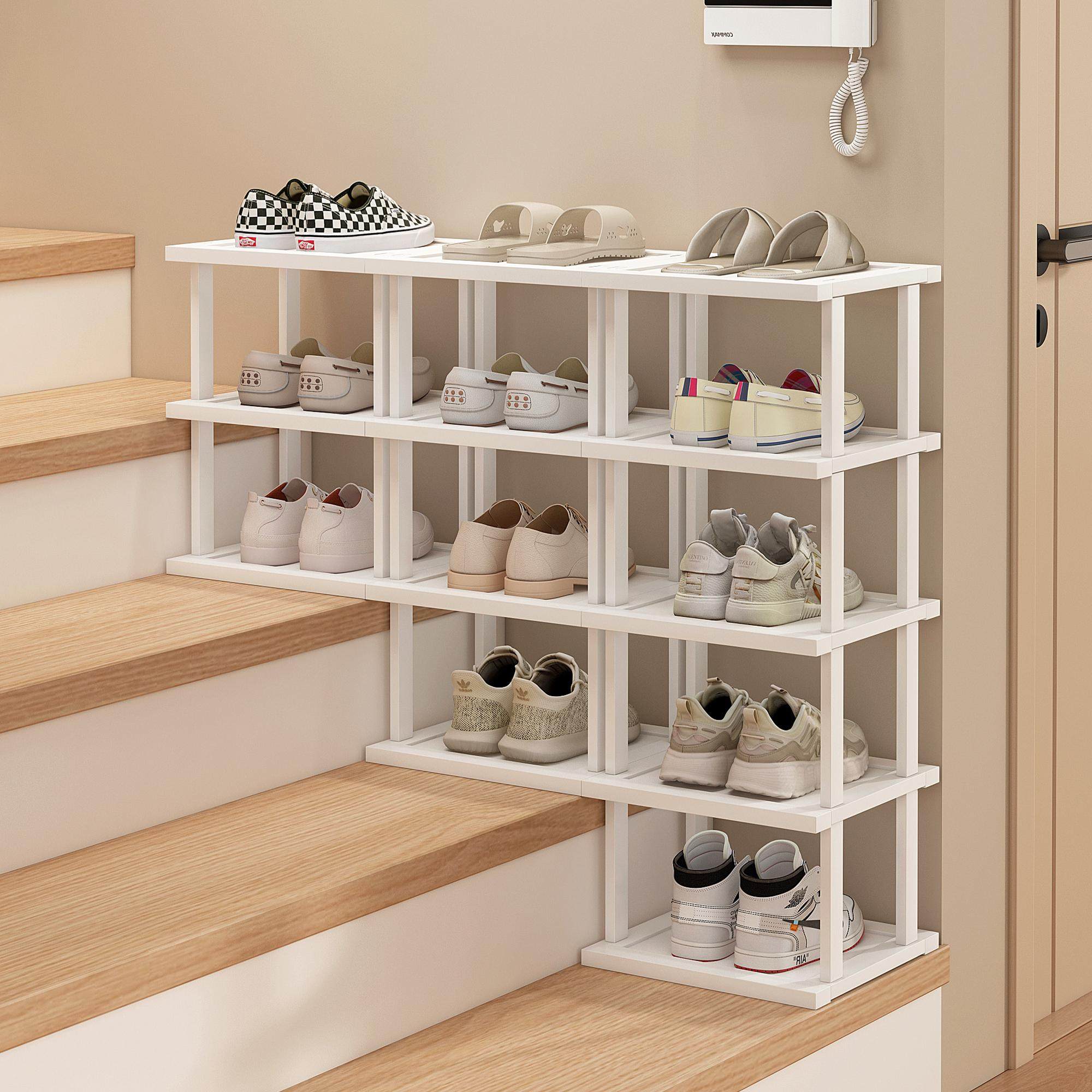 楼梯鞋架多层家用门口小窄出租屋鞋柜收纳神器省空间新款2024爆款,住宅家具,鞋架,淘宝优惠券,粉丝福利购,淘宝优惠卷