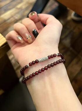 锦鲤手串女叠戴双圈小众复古气质七夕生日礼物送女友生日节日礼物