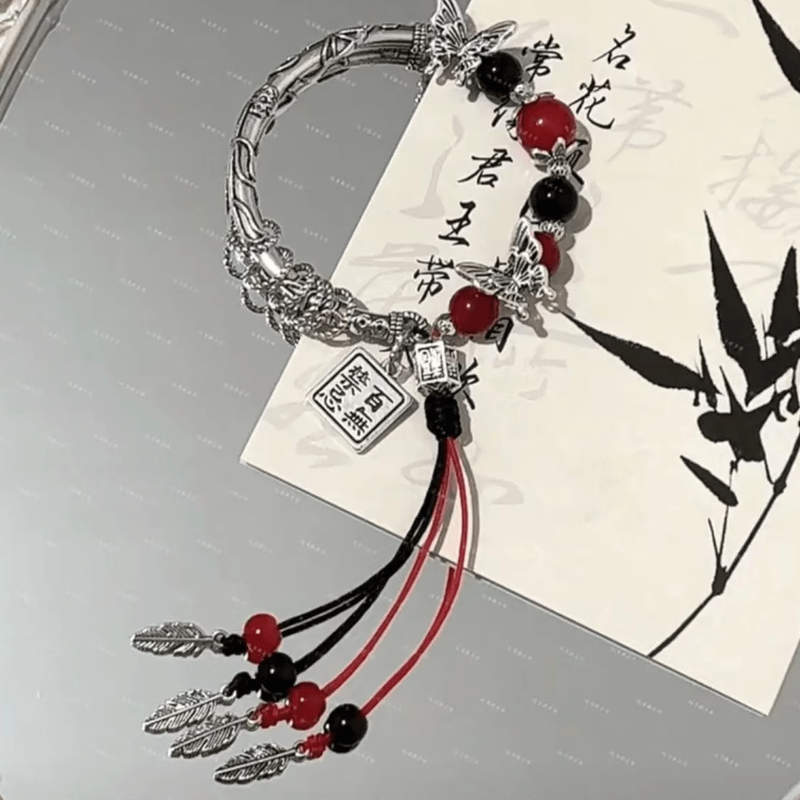 百无禁忌蝴蝶串珠手链小众设计