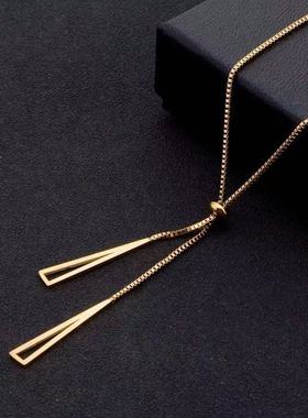 毛衣链长款项链设计感小众女吊坠配饰轻奢百搭2025年新款潮锁骨链