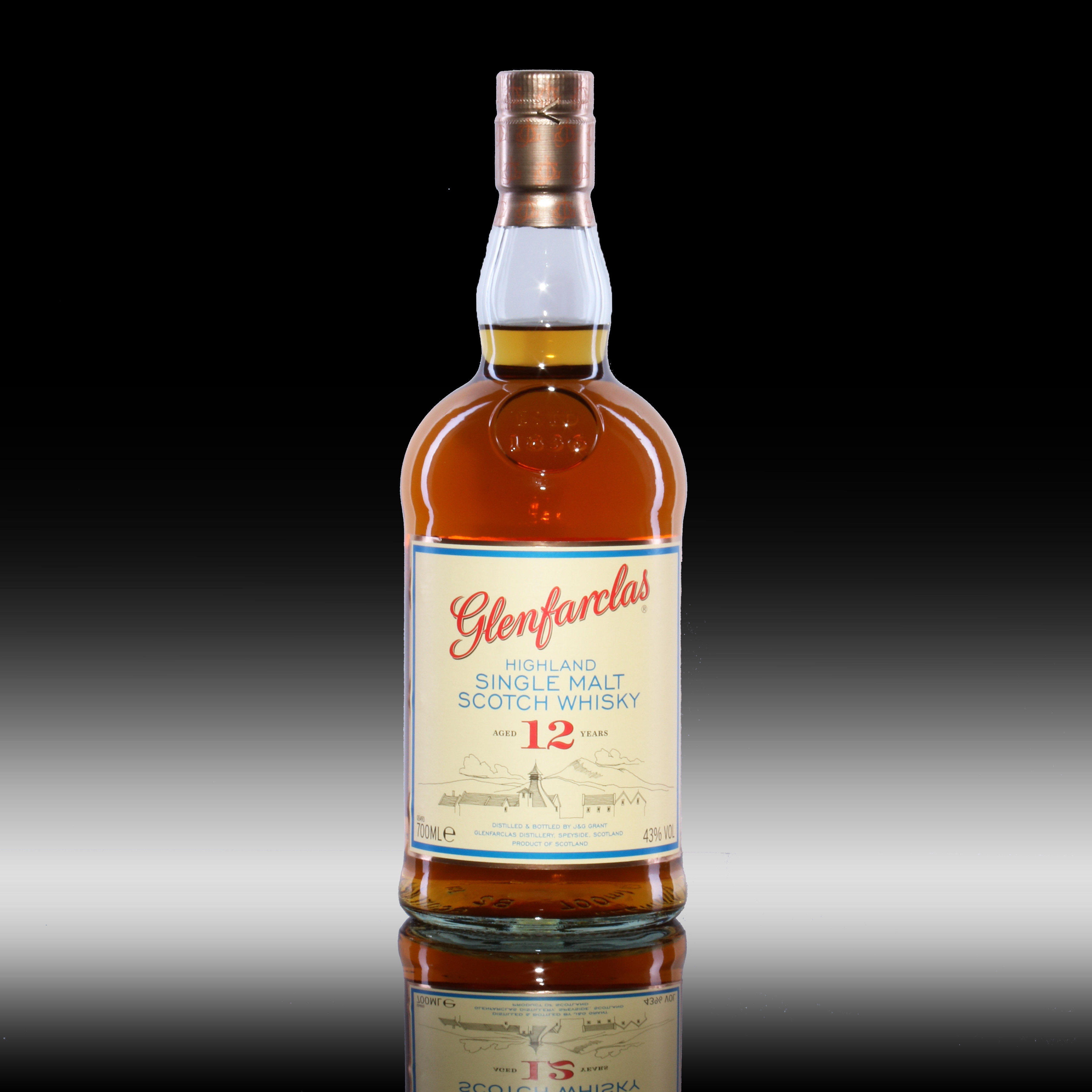 格兰花格12年glenfarclas 12 years old苏格兰单一麦芽威士忌