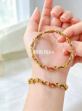 金桂满堂2026秋季新款金桂点钻多才多福新中式编织手绳饰品
