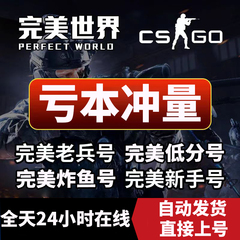 完美csgo号对战平台低分炸鱼小号普通天梯号老兵cs2绿信d分改名卡