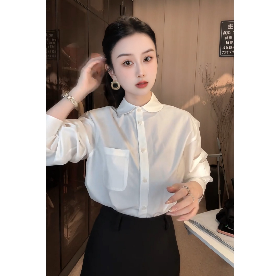 【欣欣精选】四季款设计感长袖打底T恤减龄显瘦轻奢气质上衣8710,女装/女士精品,衬衫,淘宝优惠券,粉丝福利购,淘宝优惠卷