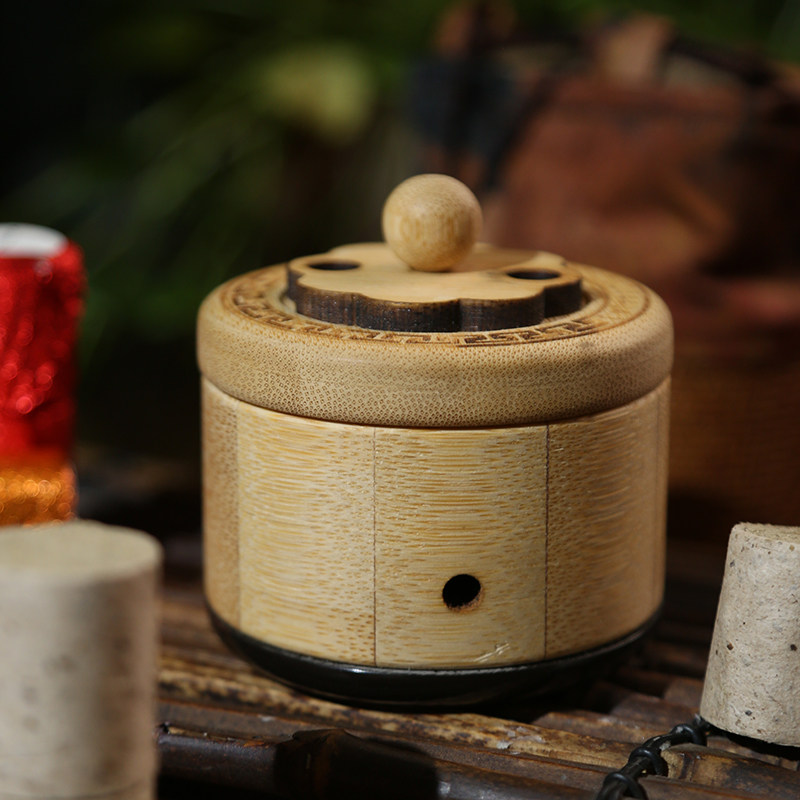 面部温灸专用 天然砭石艾灸罐+专用艾柱1盒  桃花灸 家用