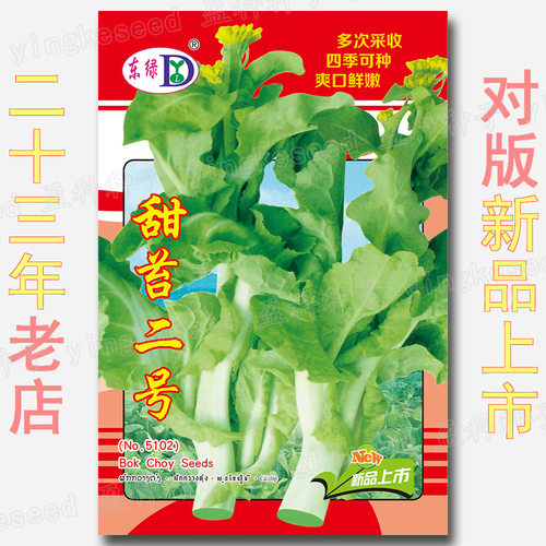 甜苔二号菜苔种子约2500粒黄叶