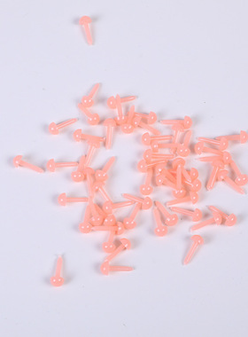 小鸟眼睛DIY玩偶玩具配件直脚全黑眼红色黑色鼻子饰品萌趣