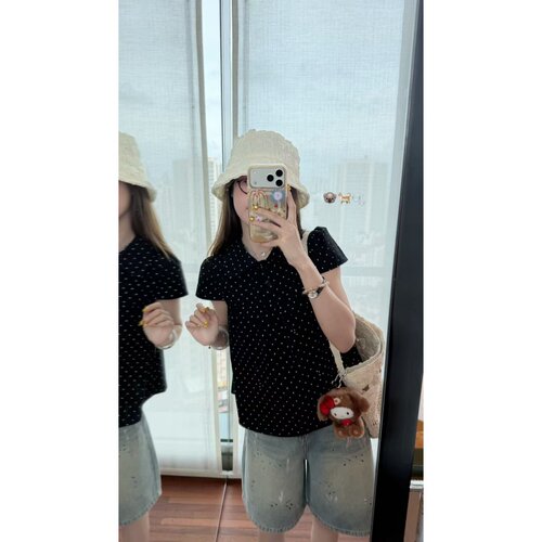 【复古公主衬衫】夏季时尚韩系甜美设计感衬衫