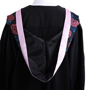 学士服大学生毕业礼服大花垂布学院风女工科文科粉领服全套