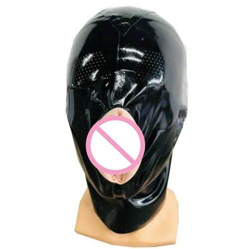 乳胶头套 面具 微孔 jiayin cosplay  定制