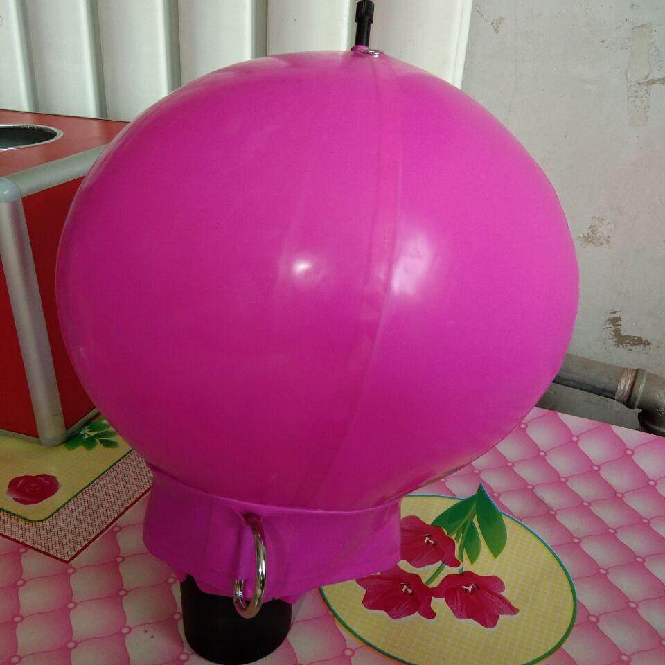 乳胶充气头套 全包乳胶头套 嘴巴呼吸 含带锁拉头  定制