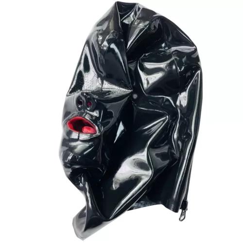 乳胶头套  微孔 牙套 鼻管 cosplay 乳胶头套 Mask