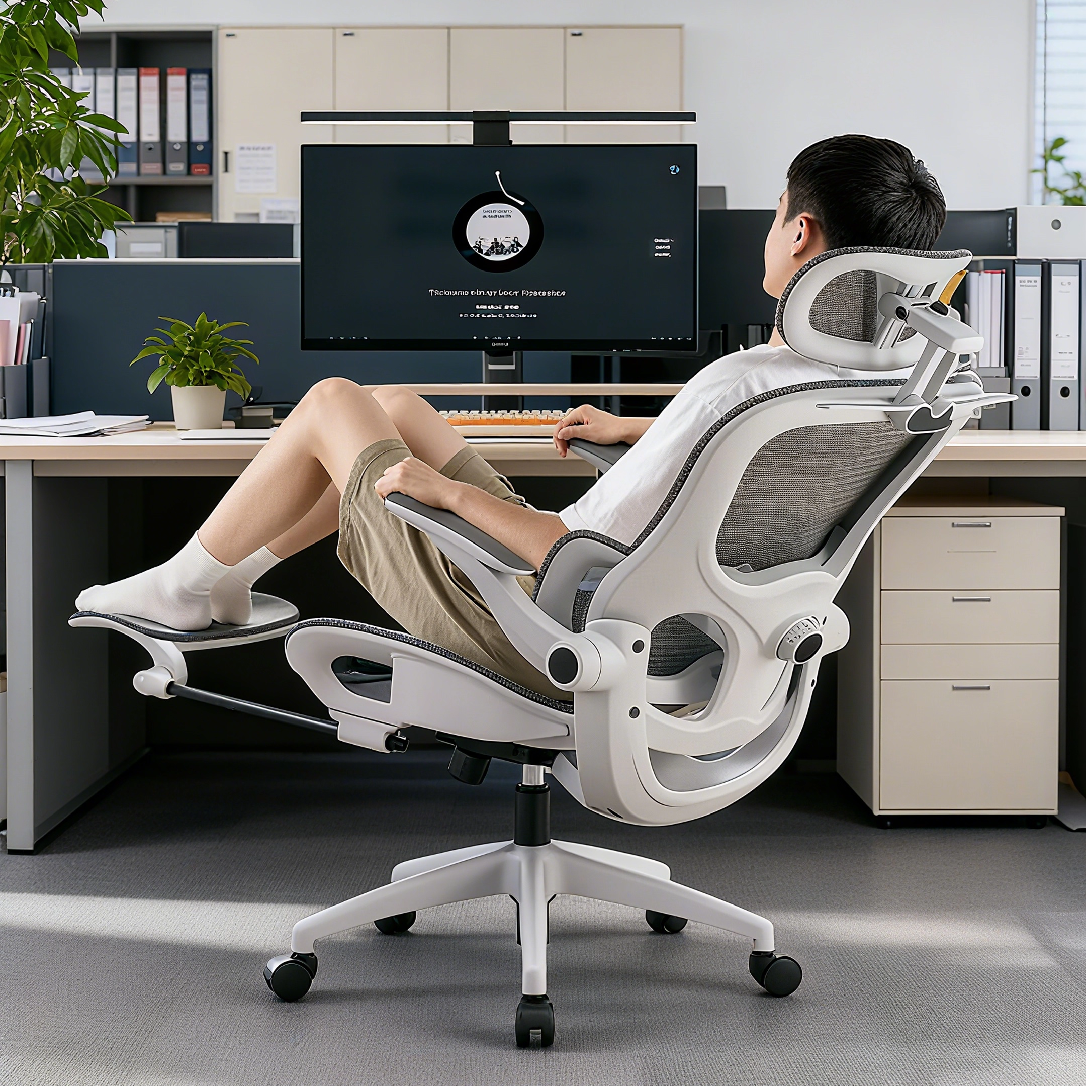 人体工学椅子护腰电竞椅男办公室座椅家用电脑椅舒适久坐躺两用椅,住宅家具,电脑椅,淘宝优惠券,粉丝福利购,淘宝优惠卷