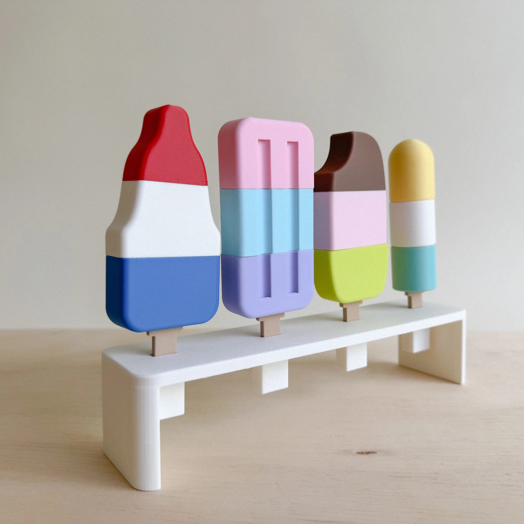 3D打印冰棒拼图儿童益智玩具拼装模型创意DIY手工早教启蒙摆件,玩具/童车/益智/积木/模型,太空沙/魔力沙/动力沙/星空沙,淘宝优惠券,粉丝福利购,淘宝优惠卷