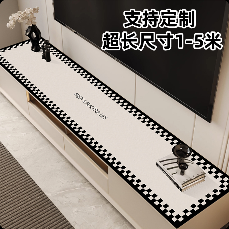 电视柜台面长条桌布餐边柜桌垫