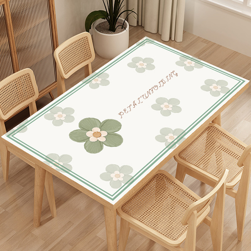 悦朵简约现代pvc防水防油桌垫