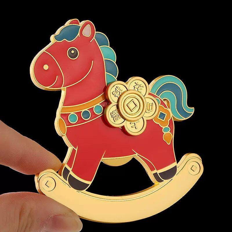 2026马年冰箱贴开瓶器马上赚钱花有钱新年定制礼物文创年会小礼品