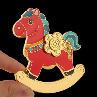 2026马年冰箱贴开瓶器马上赚钱花有钱新年定制礼物文创年会小礼品