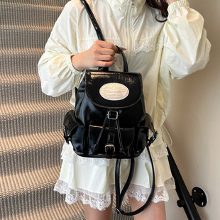 高颜值书包ins小众女双肩包小学生初中高中大学生大容量韩系背包